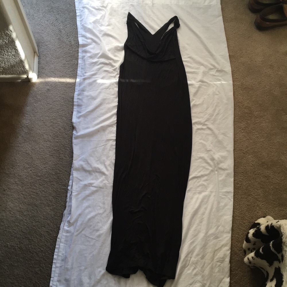 Long black dress